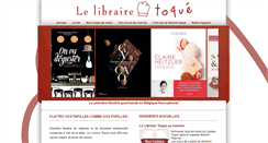 Desktop Screenshot of lelibrairetoque.be