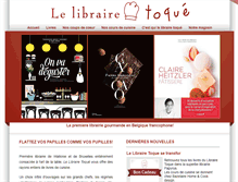 Tablet Screenshot of lelibrairetoque.be